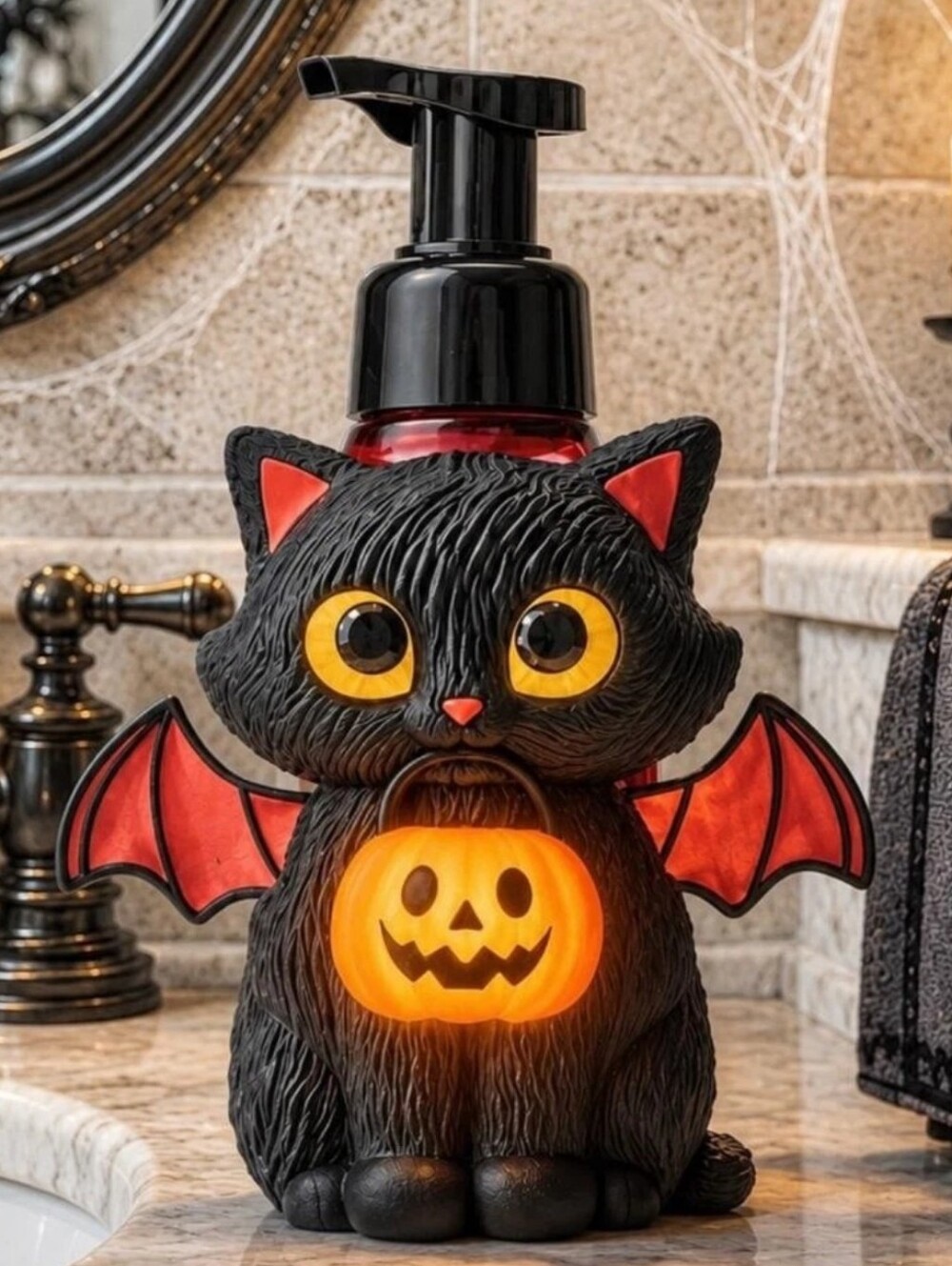 Bath & Body Works Halloween Light-up Spooky Kitty Cat Soap Holder 2026 New